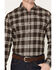 Image #3 - Cody James Black 1978&reg; Men's McCone Plaid Print Long Sleeve Button-Down Flannel Shirt, Dark Brown, hi-res