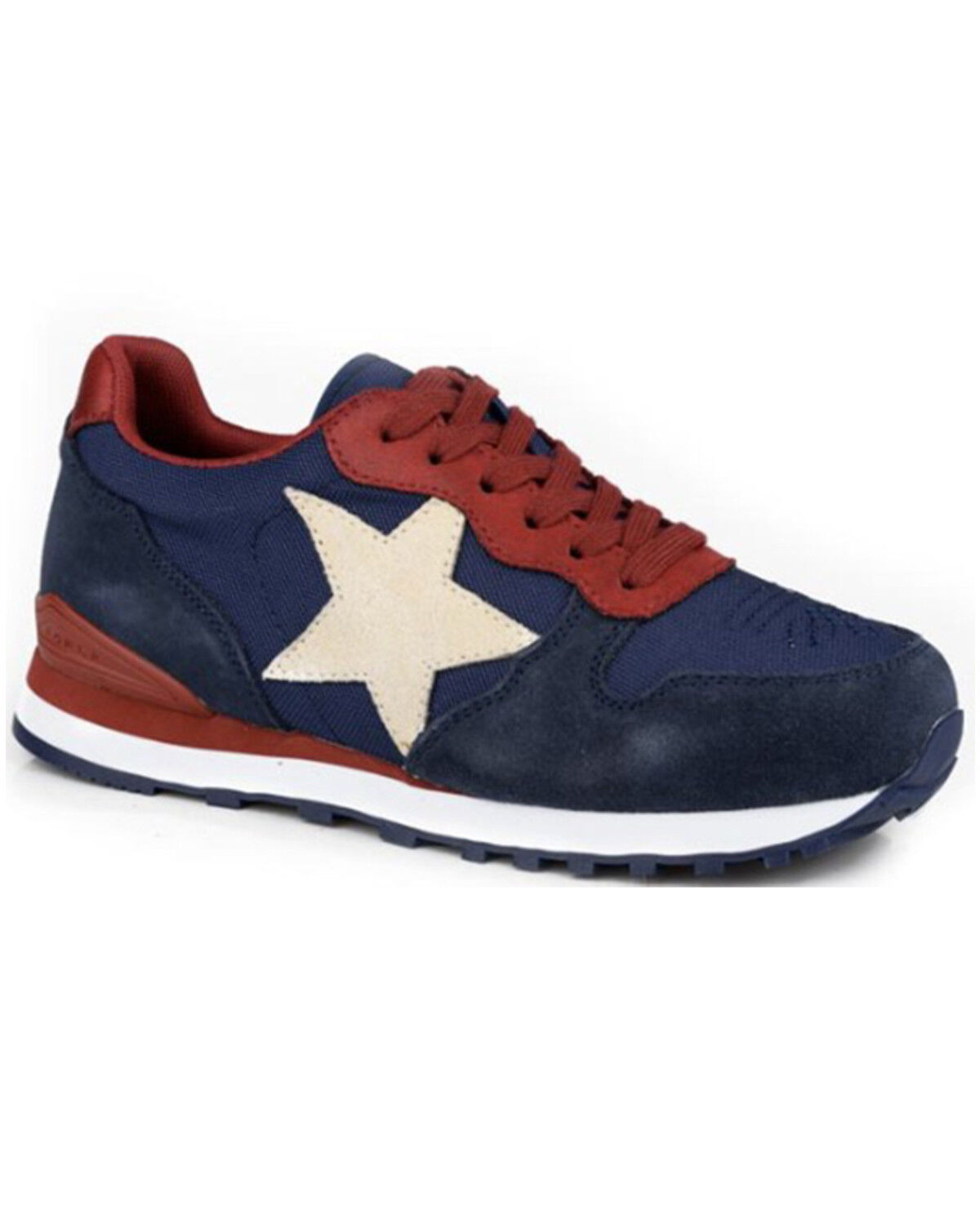 Image #1 - Roper Women's Giddy Up Star Casual Shoes, Blue, hi-res