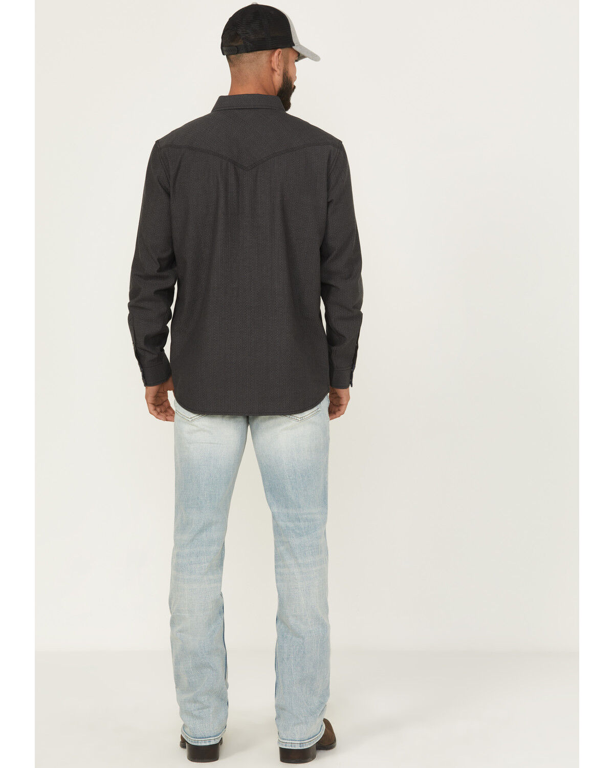 Image #3 - Moonshine Spirit&reg;  Men's Gotham Wash Decker Slim Straight Stretch Denim Jeans, Light Wash, hi-res