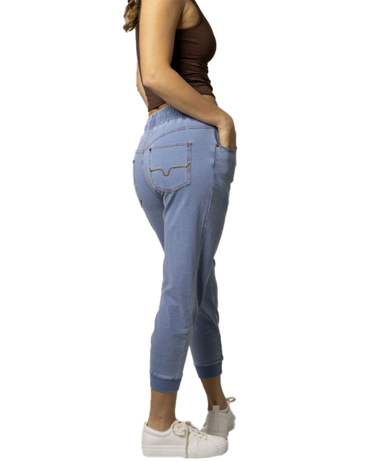 Image #2 - Kimes Ranch Women's Mid Rise Jogger Sweatpants, Indigo, hi-res