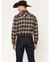 Image #4 - Cody James Black 1978&reg; Men's McCone Plaid Print Long Sleeve Button-Down Flannel Shirt, Dark Brown, hi-res