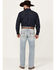 Image #3 - Cody James Men's Sawbuck Wash Jackson Slim Straight Stretch Denim Jeans, Blue, hi-res