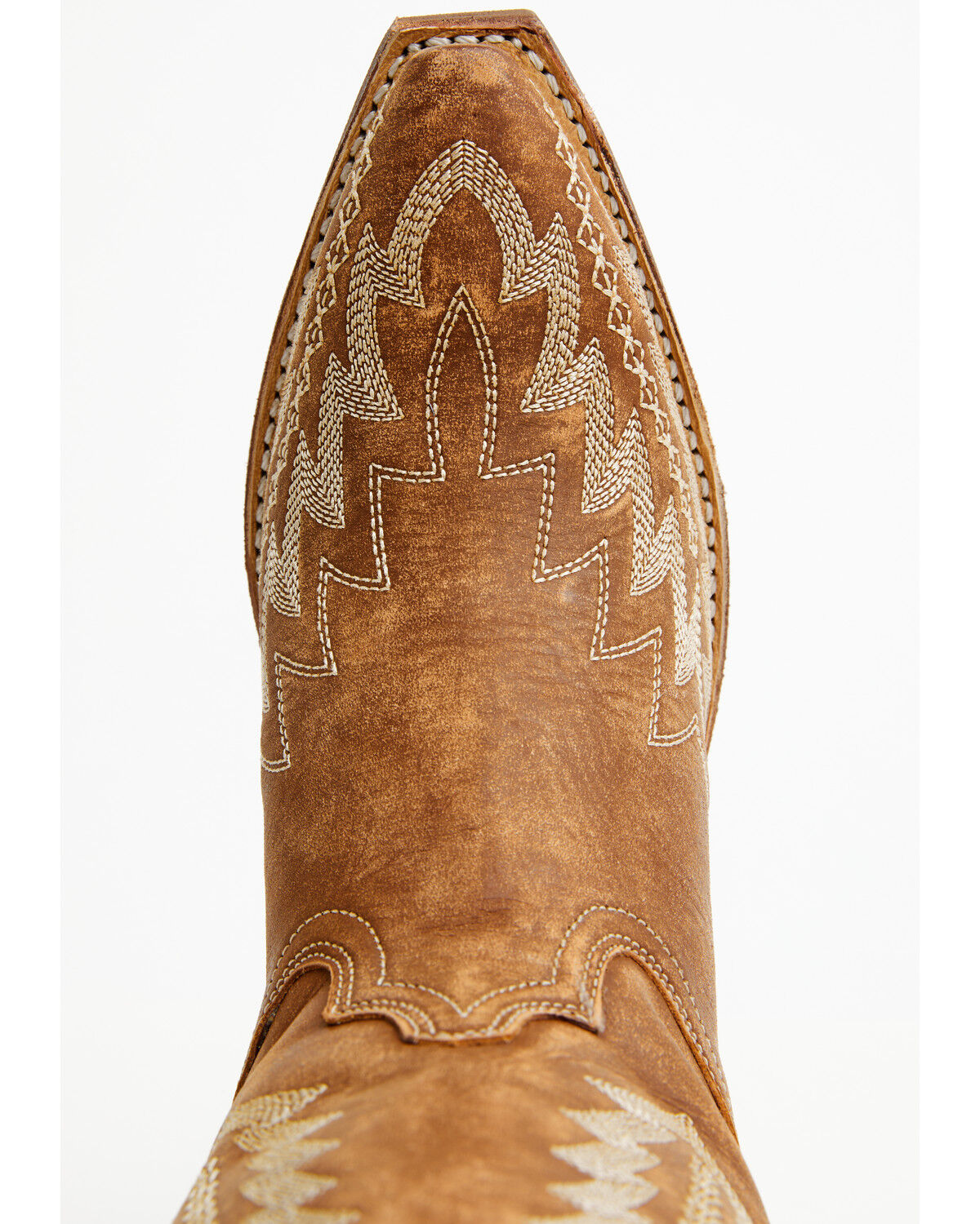 Image #6 - Laredo Women's Roxelle Wide Calf Tall Western Boots - Snip Toe, Honey, hi-res