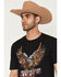 Image #2 - Moonshine Spirit&reg; Men's Soaring Eagle Short Sleeve Graphic T-Shirt, Black, hi-res