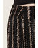 Image #2 - Angie Women's Floral Print Wide Leg Pants, Black, hi-res