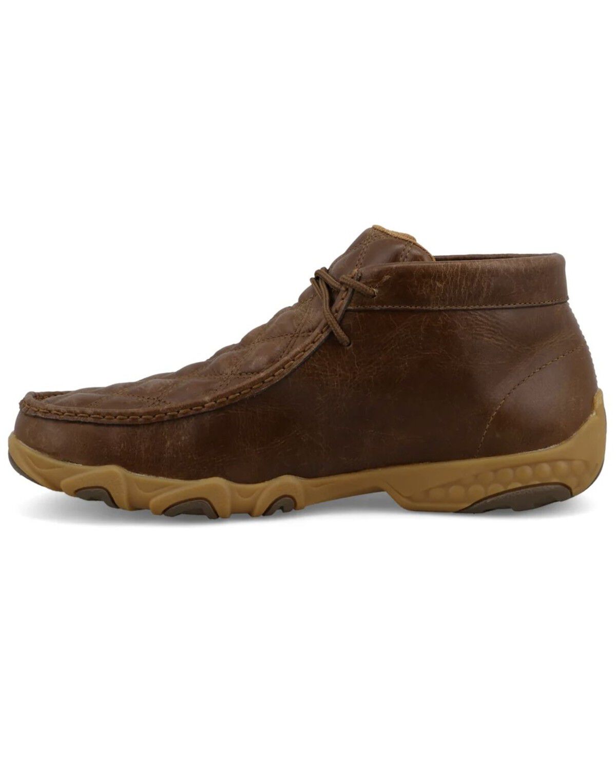 Image #3 - Twisted X Men's Chukka Driving Moccasin, Chestnut, hi-res