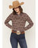 Image #1 - Cinch Women's Paisley Print Long Sleeve Button-Down Western Shirt, Multi, hi-res