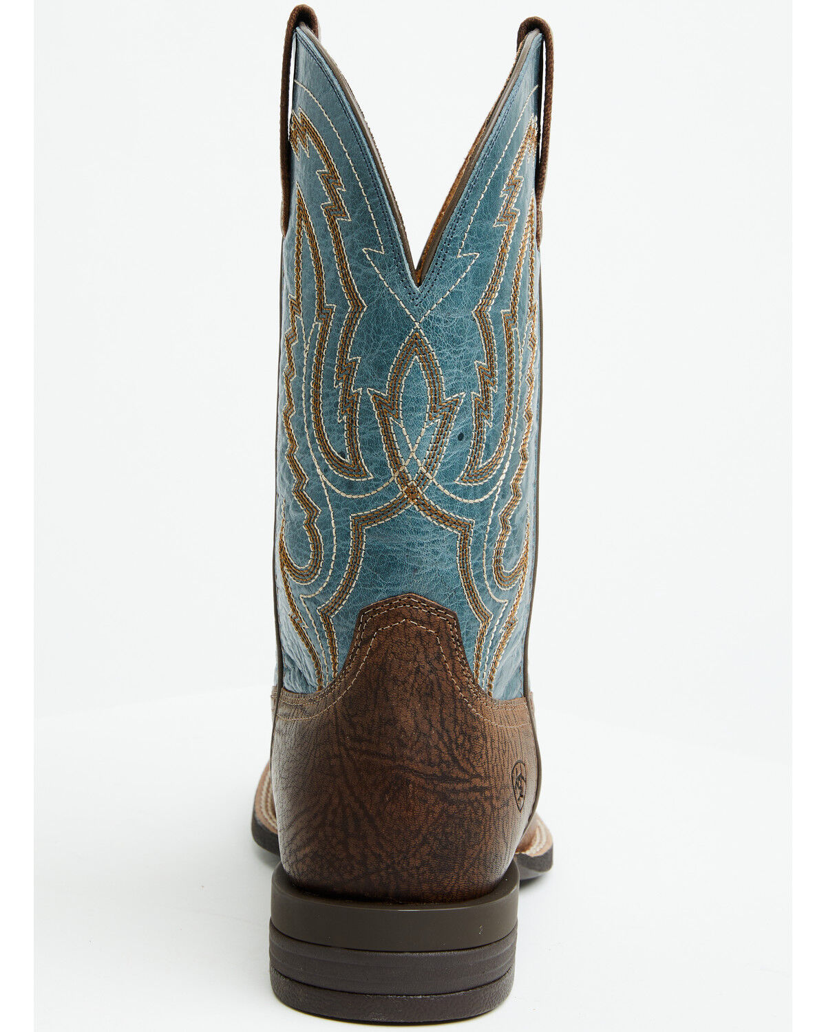 Image #5 - Ariat Men's Steadfast Performance Western Boots - Broad Square Toe, Brown, hi-res