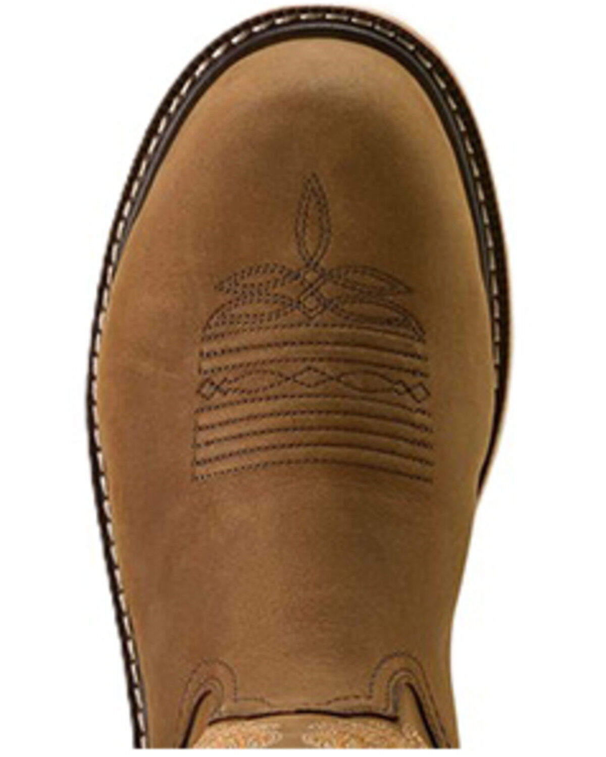 Image #4 - Ariat Men's Activator Argo Waterproof Pull-On Work Boots - Composite Toe, Brown, hi-res