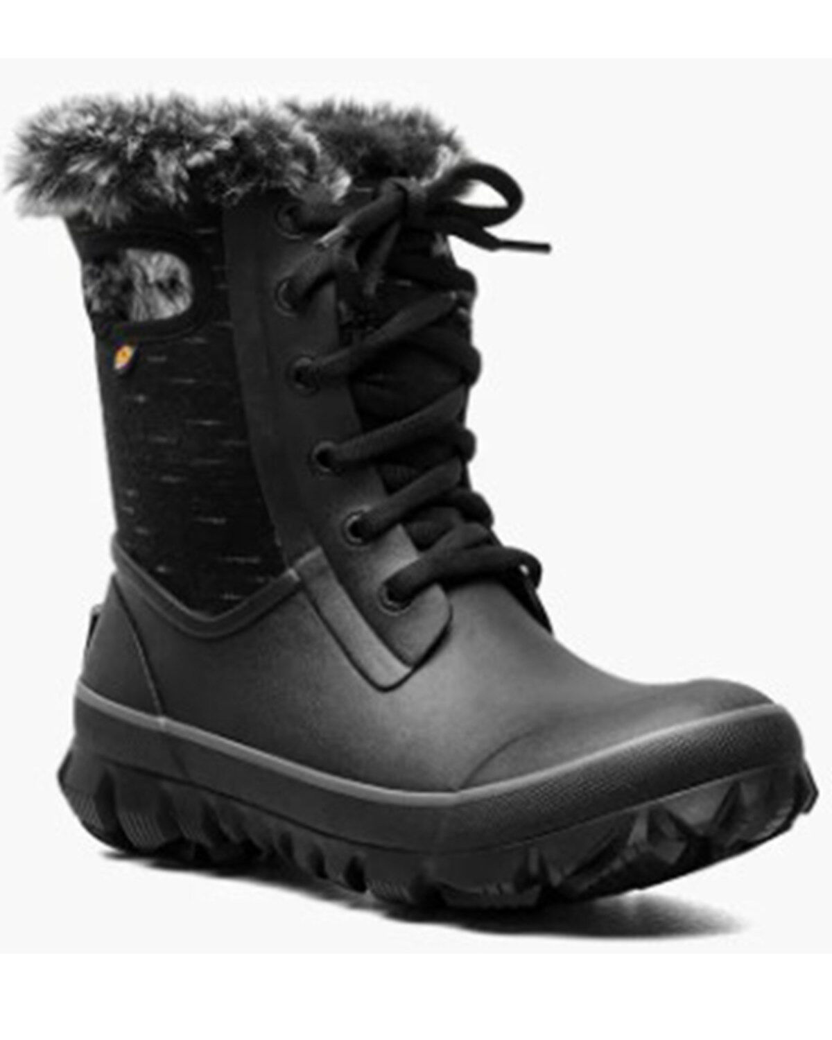 Image #1 - Bogs Women's Arcata Dash Winter Boots - Round Toe, Black, hi-res