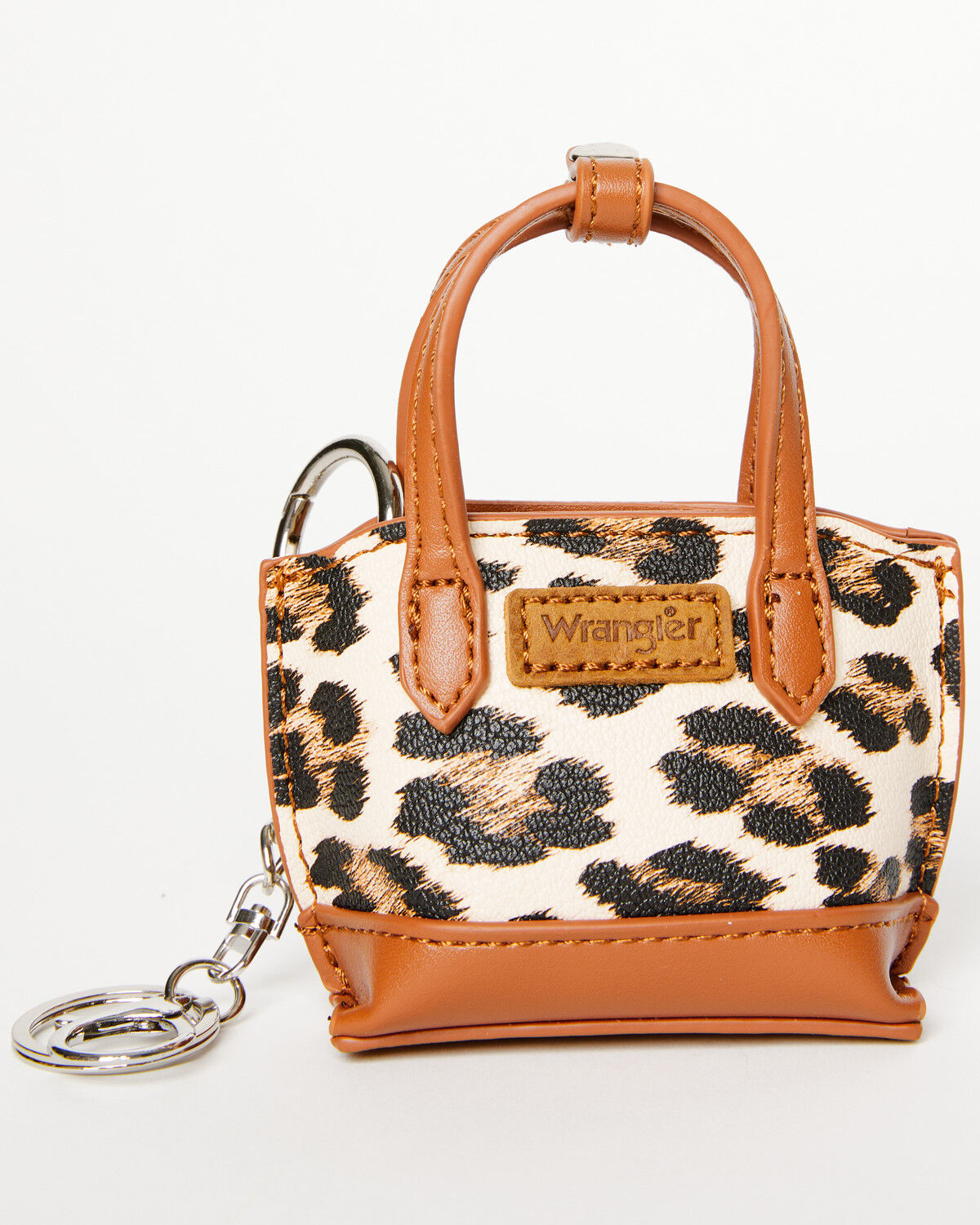 Image #3 - Wrangler X Boot Barn Leopard Print Mini Handbag Charm, Leopard, hi-res