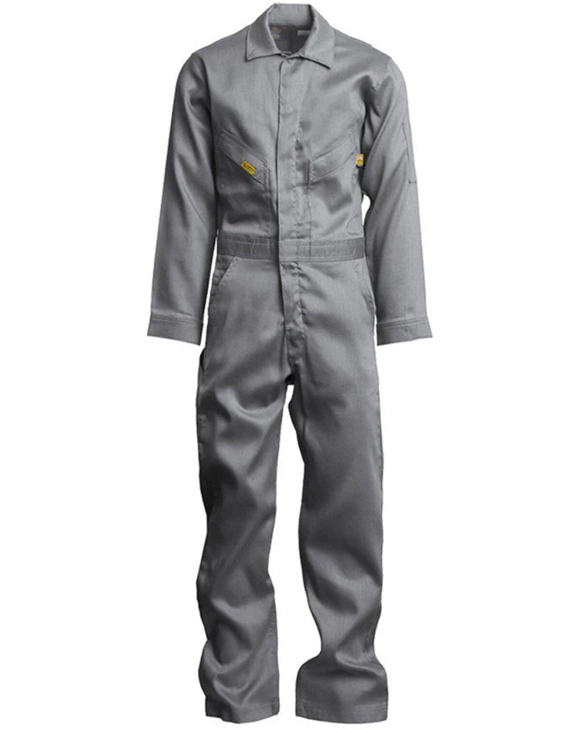 Lapco Men's FR Light Weight Deluxe Long Sleeve Coveralls - Big & Tall, Grey, hi-res