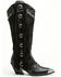 Image #2 - Azalea Wang Women's Pelagius Tall Fringe Western Boots - Round Toe, Black, hi-res