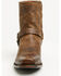Image #4 - Moonshine Spirit&reg; Men's Pancho Harness Western Ankle Boots - Square Toe, Brown, hi-res