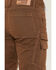 Image #4 - Strauss Men's E.S. Vintage Cargo Work Pants, Brown, hi-res