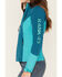 Image #3 - RANK 45&reg; Women's Mabel Performance Softshell Jacket, Steel Blue, hi-res