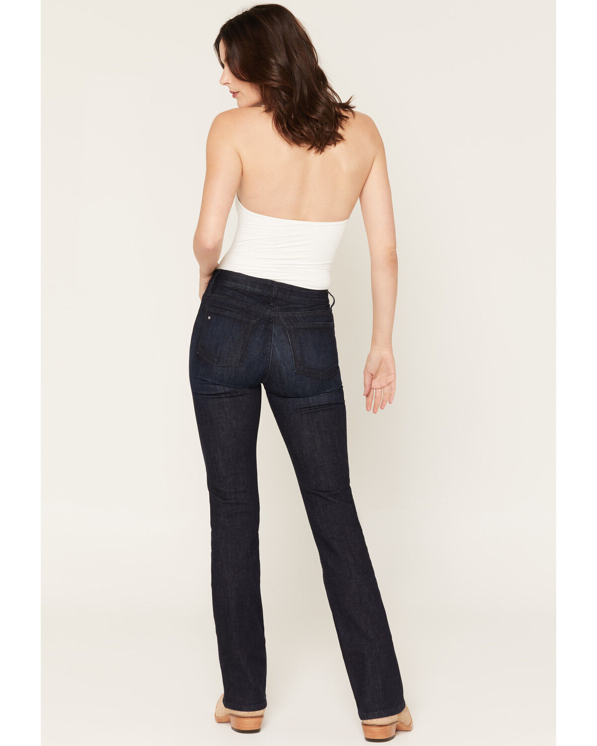 Image #3 - Haala Women's Deep Ocean Dark Wash Venice Bootcut Stretch Denim Jeans, Dark Wash, hi-res