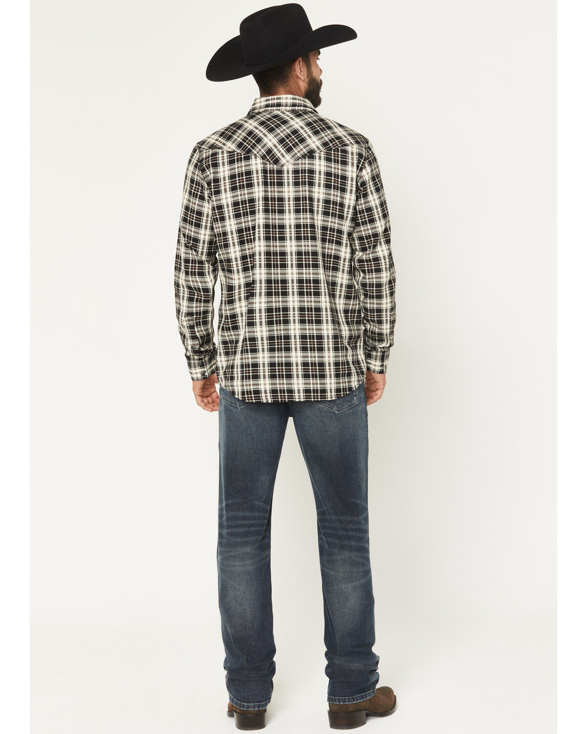 Image #3 - Moonshine Spirit&reg; Men's Prescot Wash Decker Slim Straight Stretch Denim Jeans, Dark Wash, hi-res