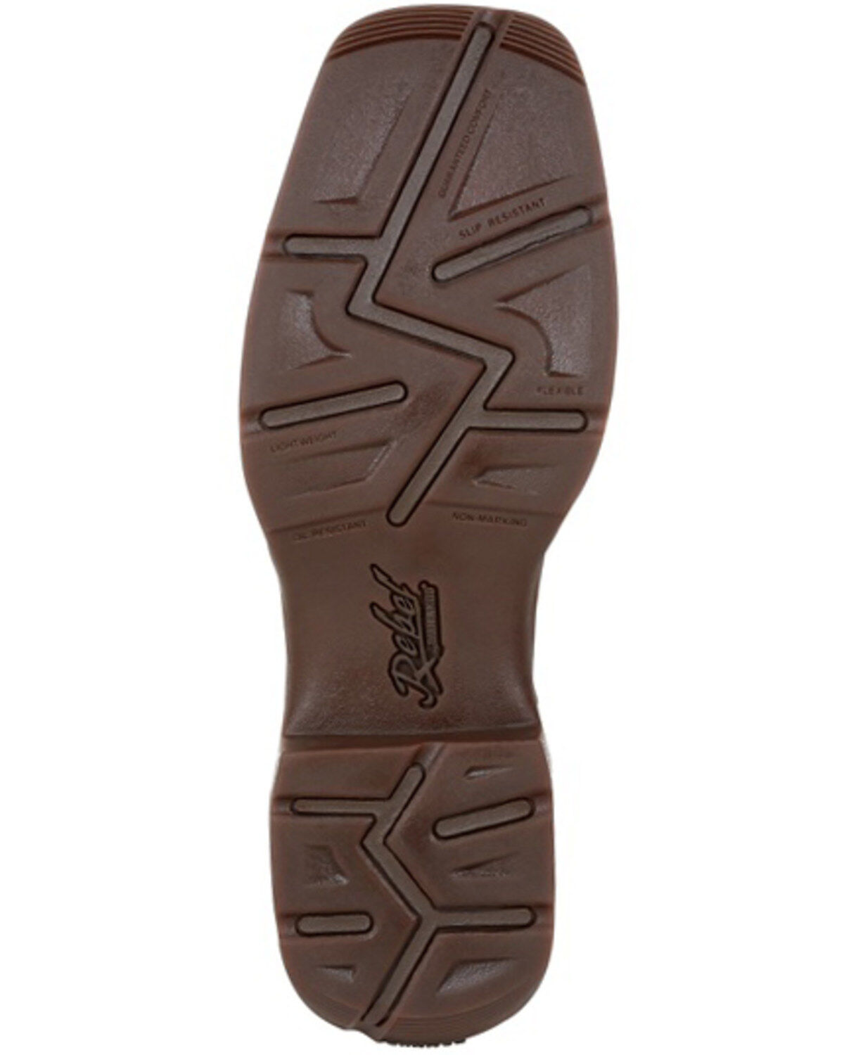 Image #7 - Durango Men's USA Western Performance Boots - Square Toe, Brown, hi-res