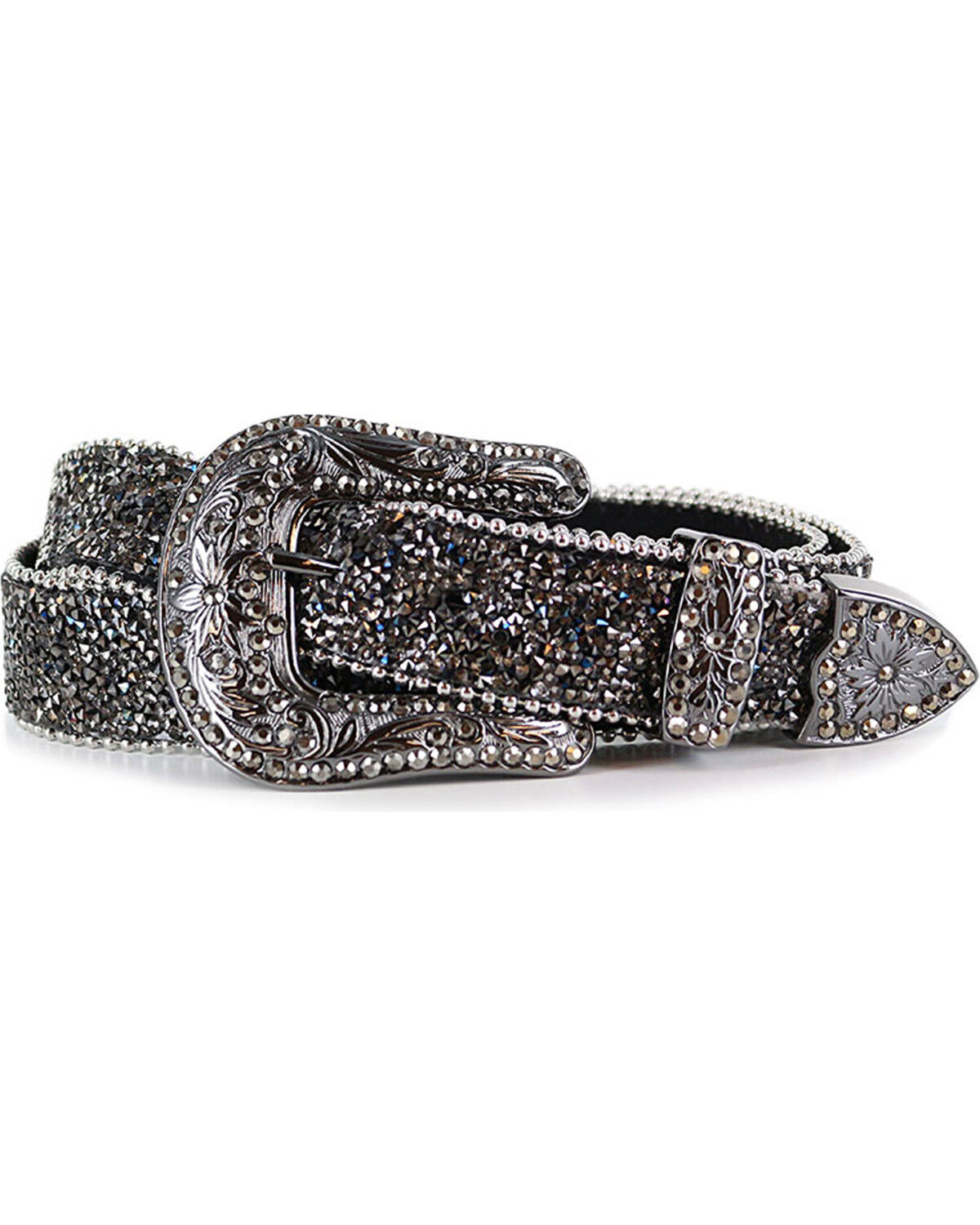 Image #1 - Shyanne&reg; Women's Crystal Studded Belt, Black, hi-res