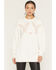 Image #1 - Youth in Revolt Women's Eagle Crew Neck Sweatshirt, Cream, hi-res