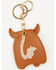 Image #4 - Shyanne Women's Bull Stacked Bag Charm, Brown, hi-res