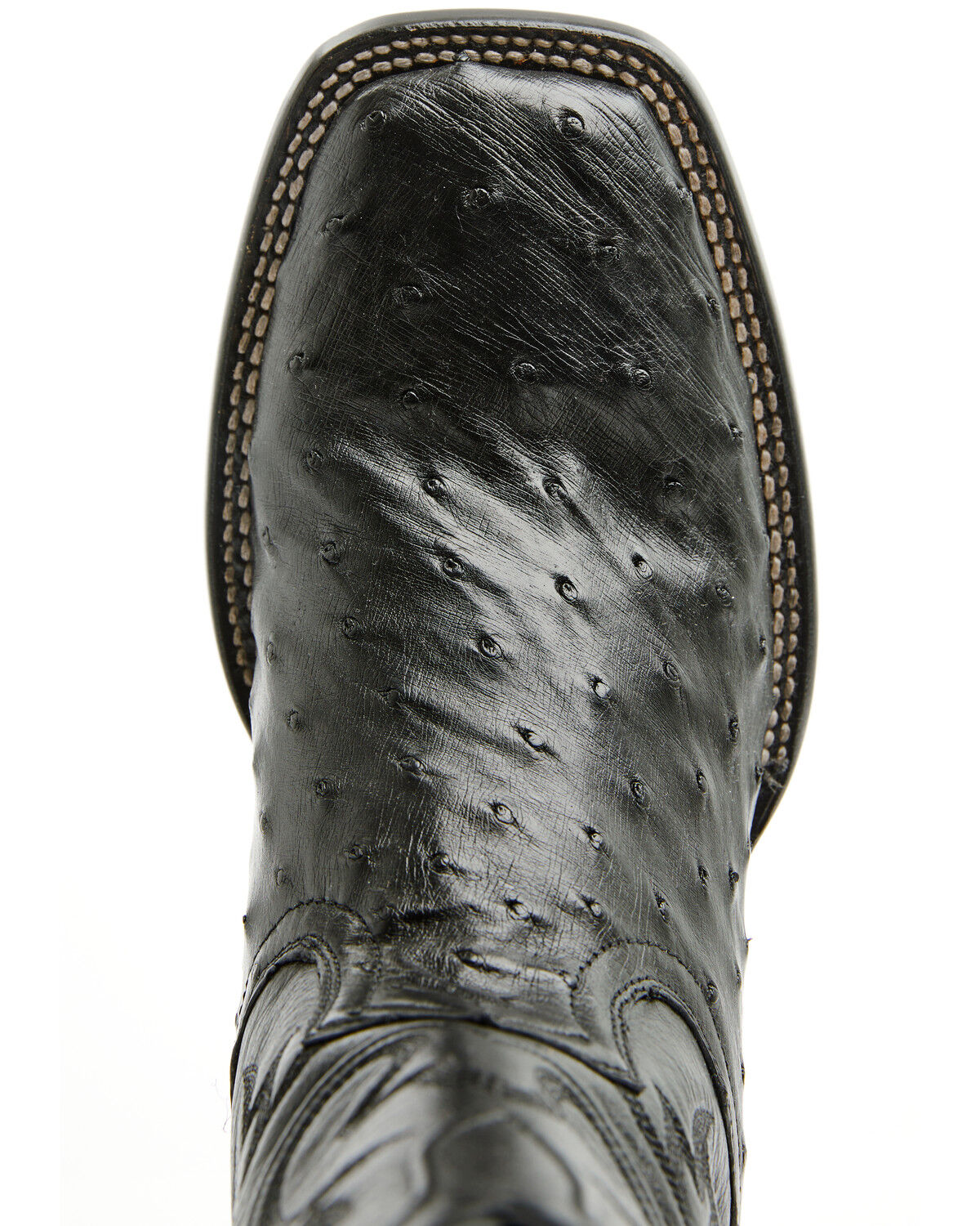 Image #6 - Cody James Black 1978&reg; Men's The Hayward Exotic Full Quill Ostrich Western Boots - Broad Square Toe, Black, hi-res