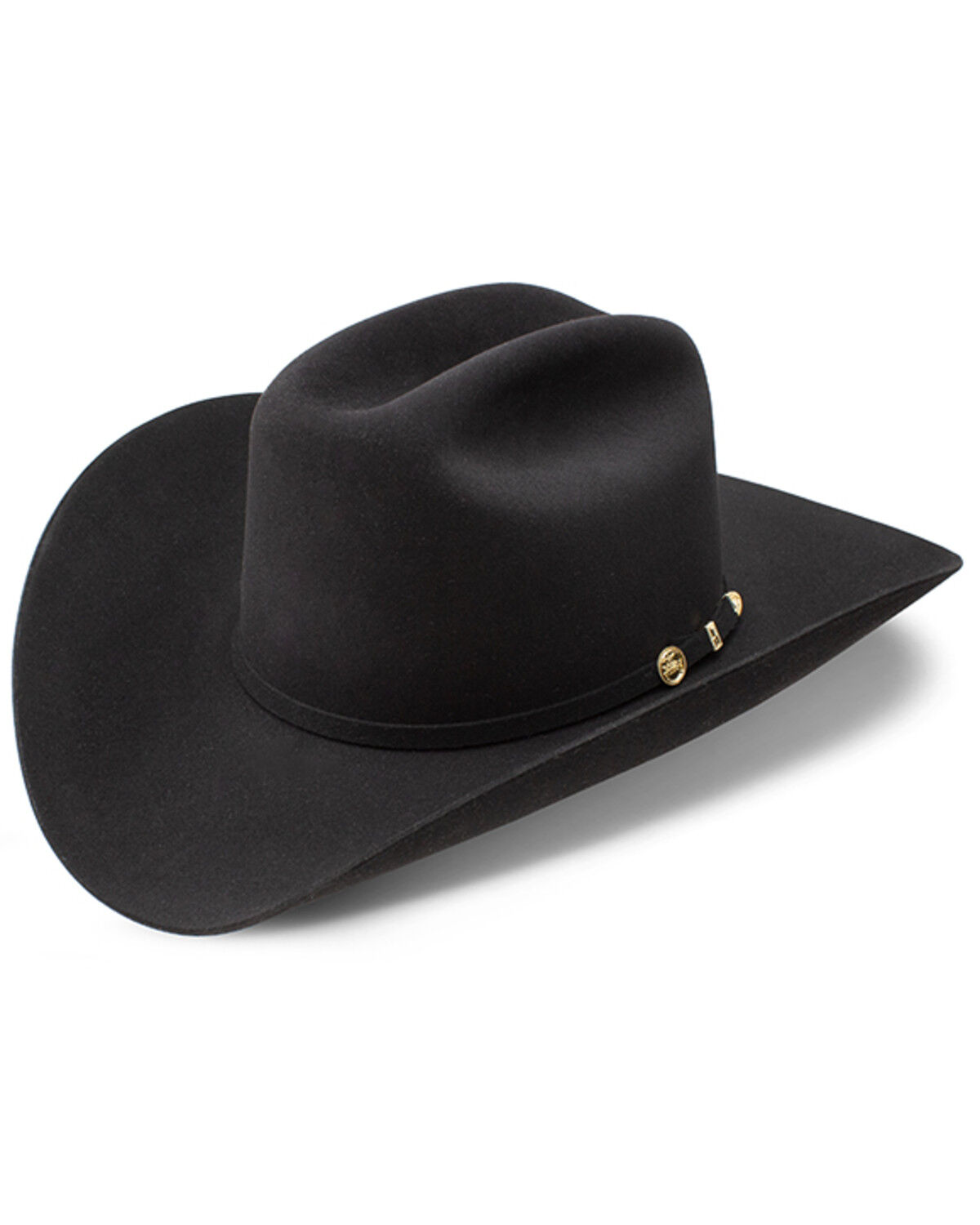 Image #1 - Stetson El Presidente 100X Felt Cowboy Hat, Black, hi-res
