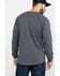Image #2 - Ariat Men's FR Air Henley Long Sleeve Work Shirt - Tall, Charcoal, hi-res