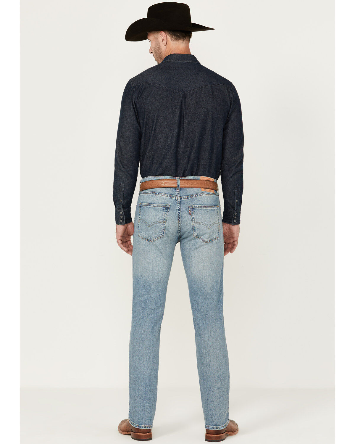 Image #3 - Levi's Men's 514&trade; Any Second Now Straight Stretch Denim Jeans, Light Wash, hi-res