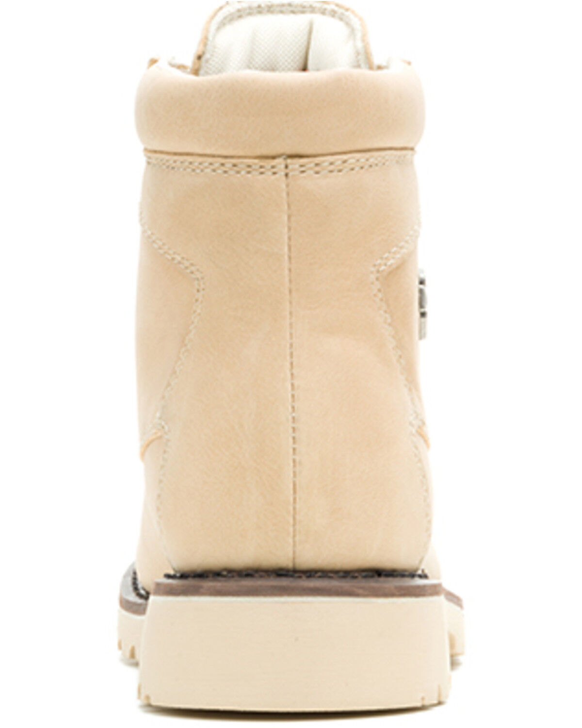 Image #7 - Harley Davidson Women's 5.5" Badlands Motorcycle Boots - Round Toe, Sand, hi-res