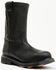 Image #1 - Hawx Men's 11" Industrial Wellington Work Boots - Composite Toe, Black, hi-res
