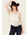 Image #2 - Idyllwind Women's Briarwick Jacquard Fringe And Lace Tank Top, Ivory, hi-res