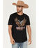 Image #1 - Moonshine Spirit&reg; Men's Soaring Eagle Short Sleeve Graphic T-Shirt, Black, hi-res