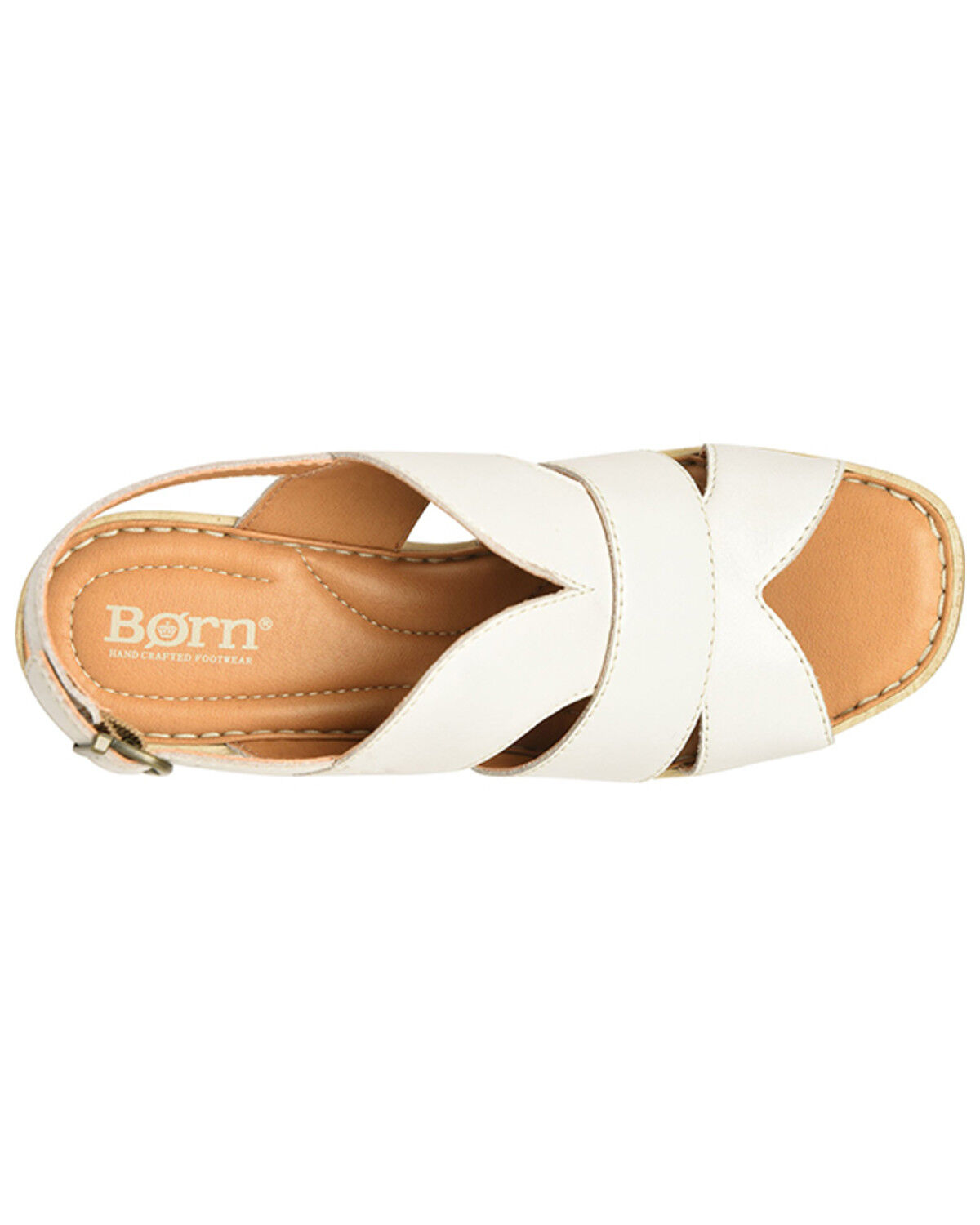 Image #4 - Born Women's Nassu Platform Sandals, White, hi-res