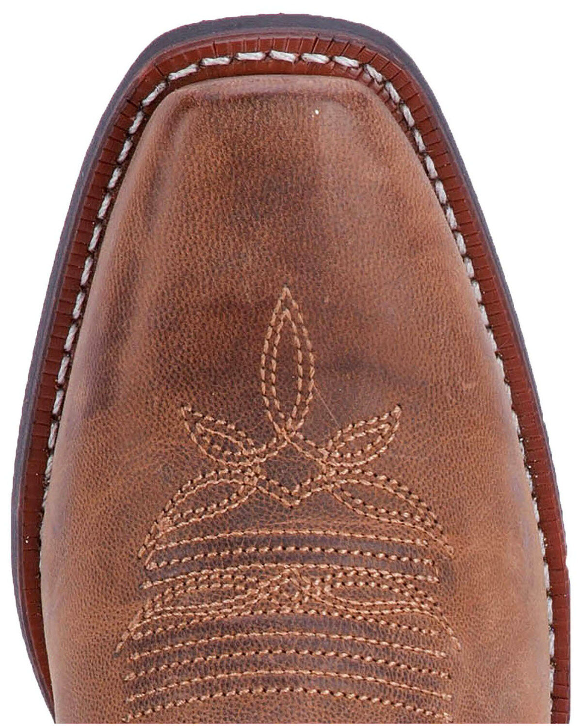 Image #6 - Laredo Women's Myra Ankle Fringe Western Boots - Square Toe, Sand, hi-res