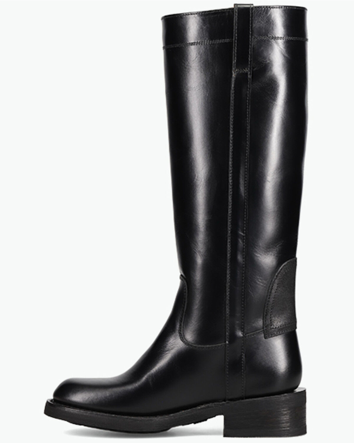 Image #3 - Frye Women's Viv Riding Boots - Round Toe, Black, hi-res