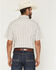 Image #4 - Gibson Trading Co Men's Southern Trail Plaid Print Short Sleeve Snap Western Shirt, Cream, hi-res