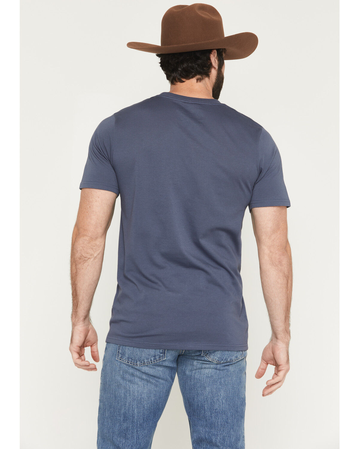 Image #4 - Sendero Provisions Men's Logo Short Sleeve Pocket T-Shirt, Navy, hi-res