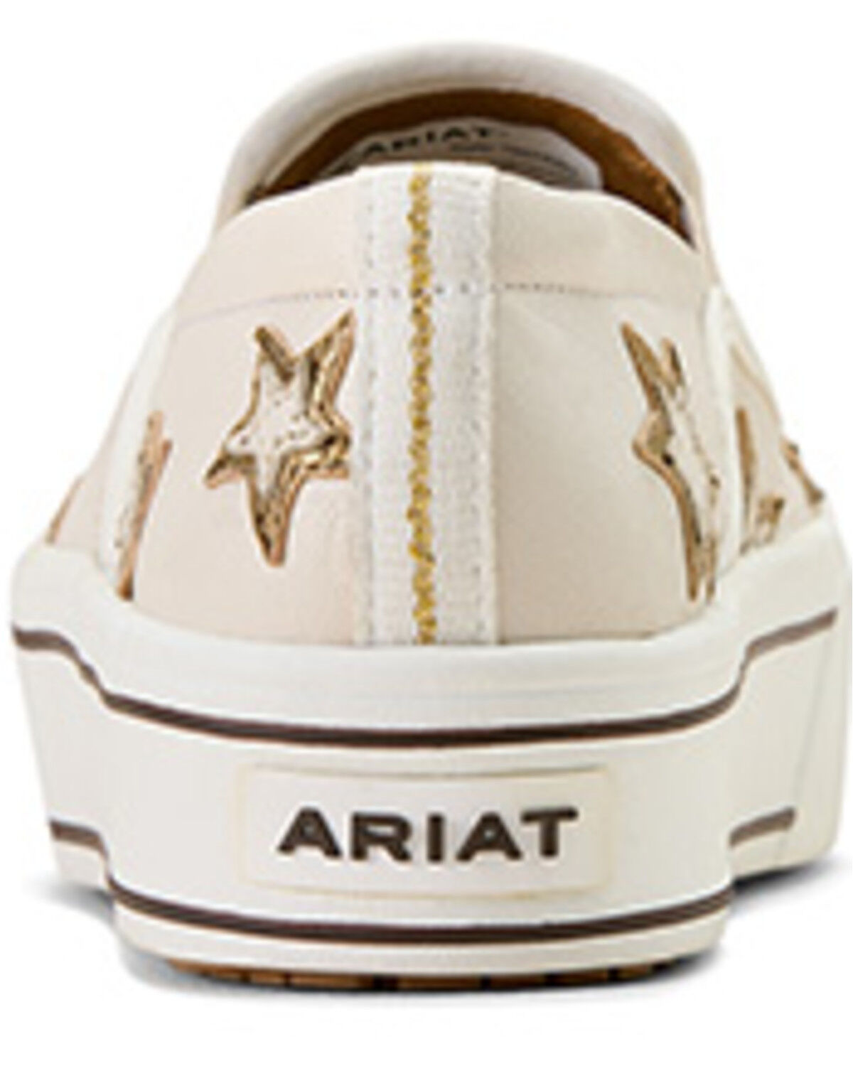 Image #6 - Ariat Women's Skylar Star Slip-On Casual Shoes, Ivory, hi-res
