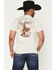 Image #1 - Pendleton Men's Ranch Rodeo Short Sleeve Graphic T-Shirt, Cream, hi-res