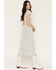 Image #2 - Idyllwind Women's Bethany Floral Print Short Sleeve Midi Dress, Cream, hi-res