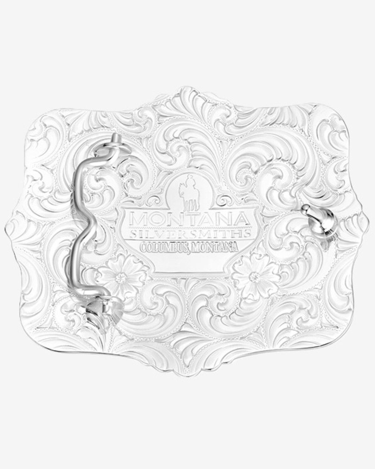 Image #2 - Montana Silversmiths Timberline Buckle with Galloping Horse, Silver, hi-res