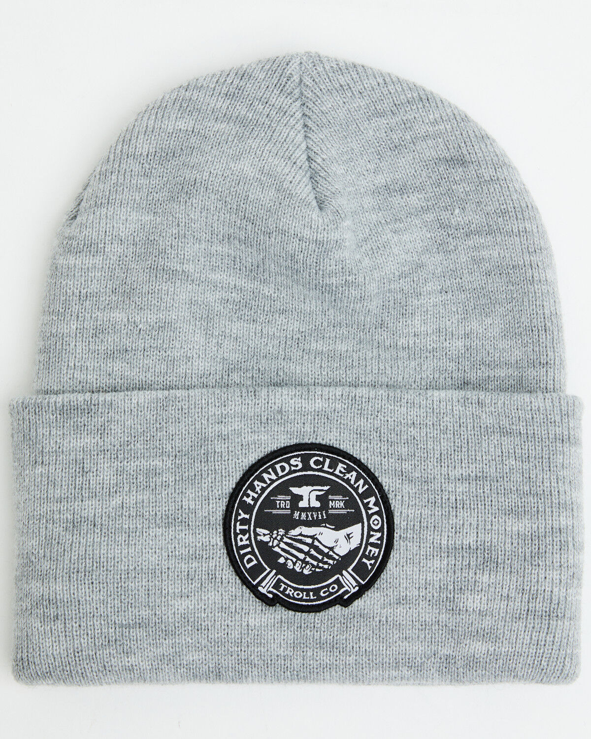 Troll Co Haggler Beanie, Grey, hi-res