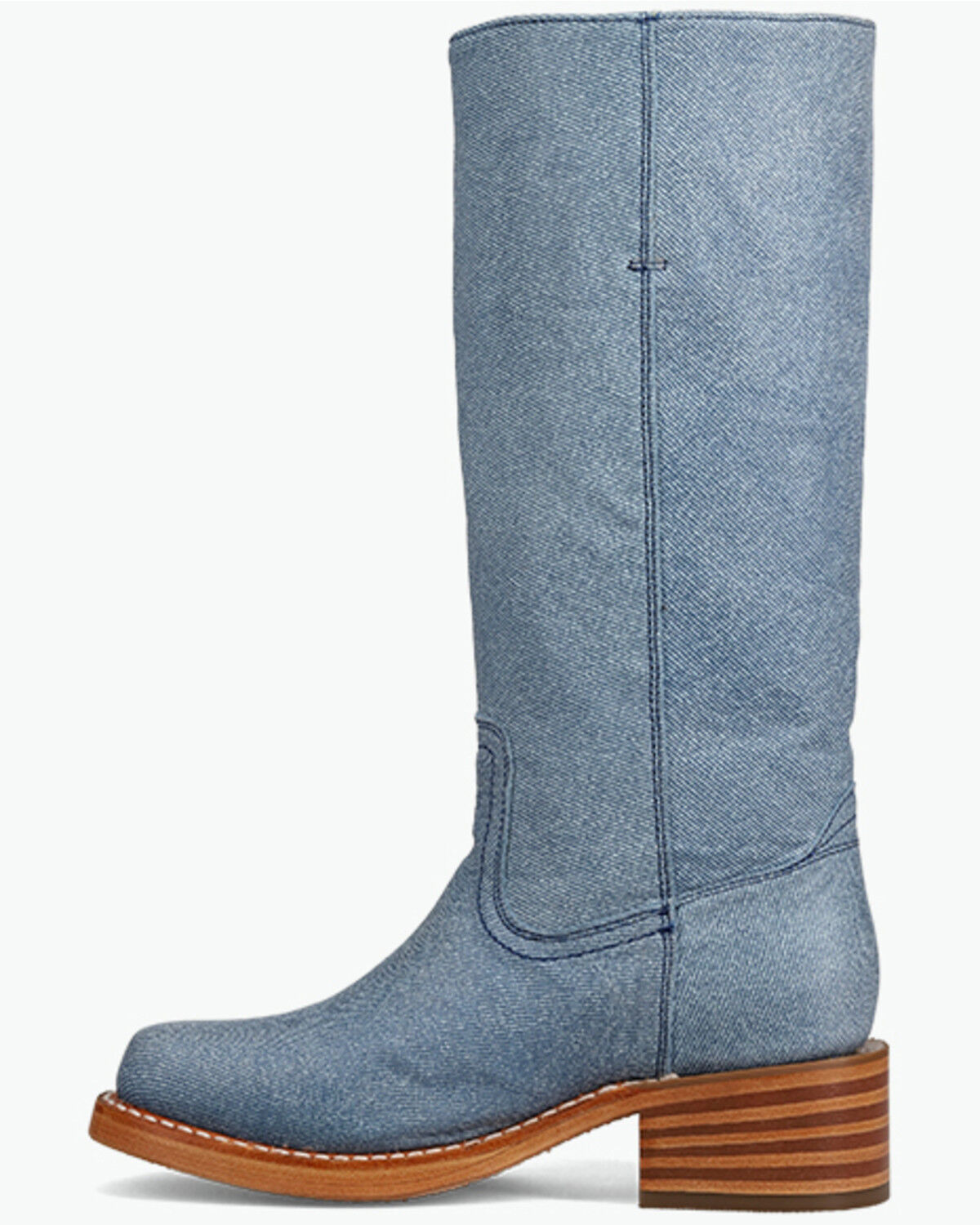 Image #3 - Frye Women's Campus 14L Fashion Boots - Round Toe, Light Blue, hi-res