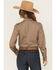 Image #4 - Cinch Women's TENCEL&trade; Striped Print Long Sleeve Button-Down Stretch Western Shirt, Brown, hi-res