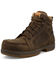 Image #2 - Twisted X Men's 6" Moc Work Boots - Nano Composite Toe, Brown, hi-res
