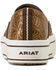 Image #3 - Ariat Women's Skylar Floral Embossed Slip-On Casual Shoes - Round Toe, Brown, hi-res