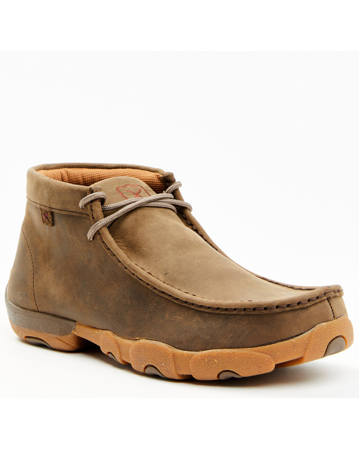 Twisted X Men's Chukka Driving Mocs, Dark Brown, hi-res
