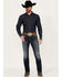 Image #1 - Cody James Men's Moonbeam Wash Jackson Slim Straight Stretch Denim Jeans, Dark Wash, hi-res
